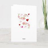 Muttertagskarte Feiertagskarte (Rückseite)