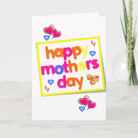 Muttertagskarte Feiertagskarte (Vorderseite)