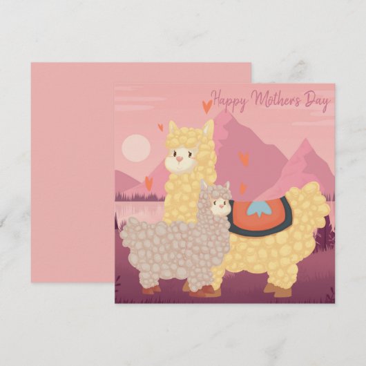 Muttertagskarte Feiertagskarte (Vorne/Hinten)