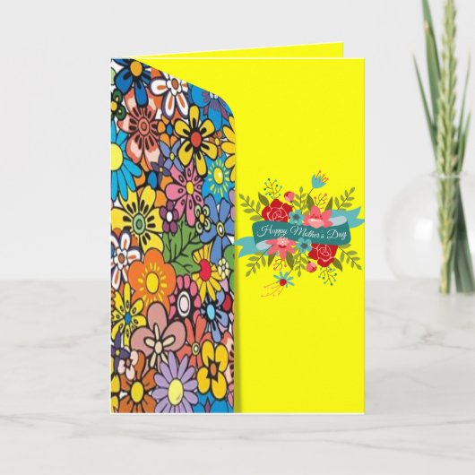 Muttertagskarte Feiertagskarte (Vorderseite)