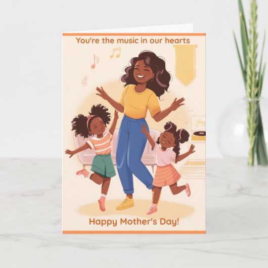 Muttertagskarte Feiertagskarte (Vorderseite)