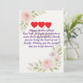 Muttertagskarte Feiertagskarte (Stehend Vorderseite)