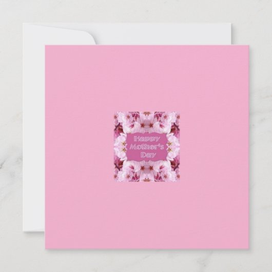 Muttertagskarte Feiertagskarte (Vorderseite)