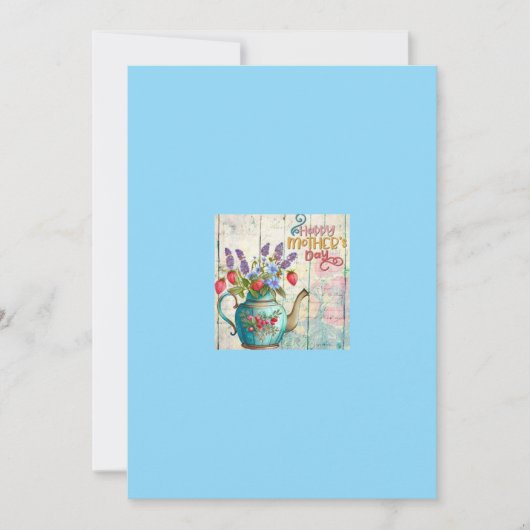 Muttertagskarte Feiertagskarte (Vorderseite)