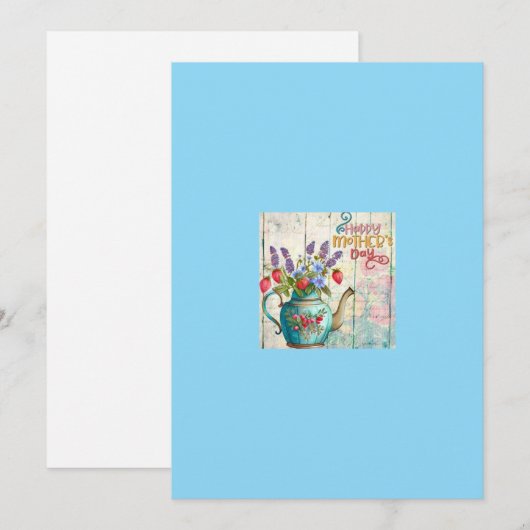 Muttertagskarte Feiertagskarte (Vorne/Hinten)