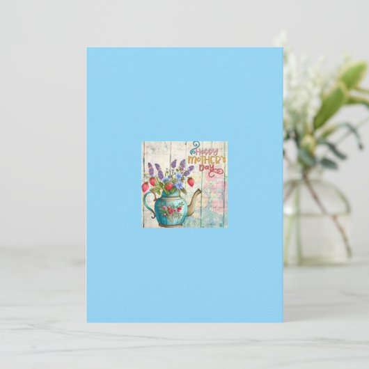 Muttertagskarte Feiertagskarte (Stehend Vorderseite)
