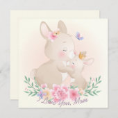 Muttertagskarte Feiertagskarte (Vorne/Hinten)