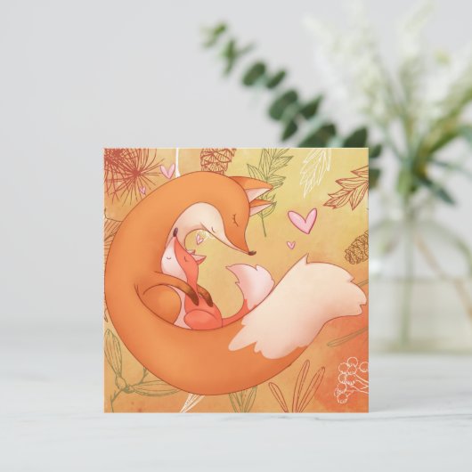 Muttertagskarte Feiertagskarte (Stehend Vorderseite)