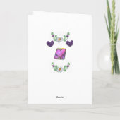 Muttertagskarte Feiertagskarte (Rückseite)