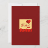 Muttertagskarte Feiertagskarte (Vorderseite)