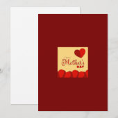 Muttertagskarte Feiertagskarte (Vorne/Hinten)