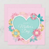 Muttertagskarte Feiertagskarte (Vorne/Hinten)