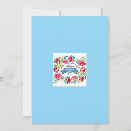 Muttertagskarte Feiertagskarte (Vorderseite)