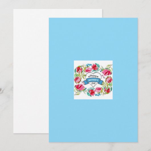 Muttertagskarte Feiertagskarte (Vorne/Hinten)