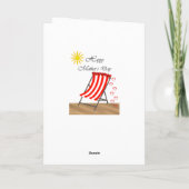 Muttertagskarte Feiertagskarte (Rückseite)