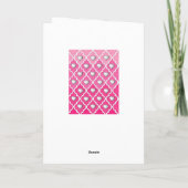 Muttertagskarte Feiertagskarte (Rückseite)