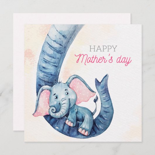 Muttertagskarte Feiertagskarte (Vorne/Hinten)