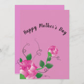 Muttertagskarte Feiertagskarte (Vorne/Hinten)