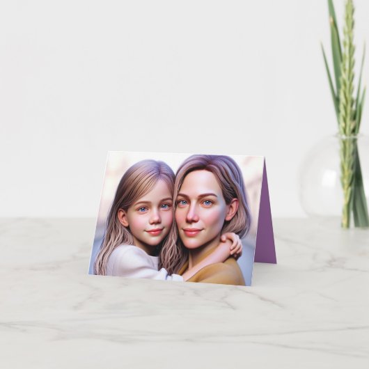 Muttertagskarte Feiertagskarte (Vorderseite)