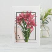 Muttertagskarte Feiertagskarte (Stehend Vorderseite)