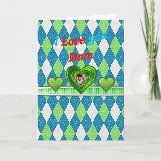 Muttertagskarte Feiertagskarte (Vorderseite)