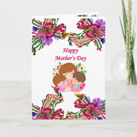 Muttertagskarte Feiertagskarte (Vorderseite)