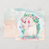 Muttertagskarte Feiertagskarte (Vorne/Hinten)