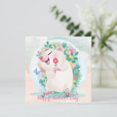 Muttertagskarte Feiertagskarte (Stehend Vorderseite)