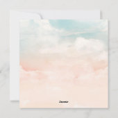 Muttertagskarte Feiertagskarte (Rückseite)