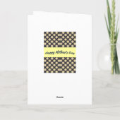 Muttertagskarte Feiertagskarte (Rückseite)