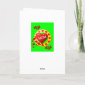 Muttertagskarte Feiertagskarte (Rückseite)