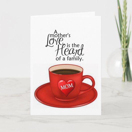 Muttertagskarte Feiertagskarte (Vorderseite)