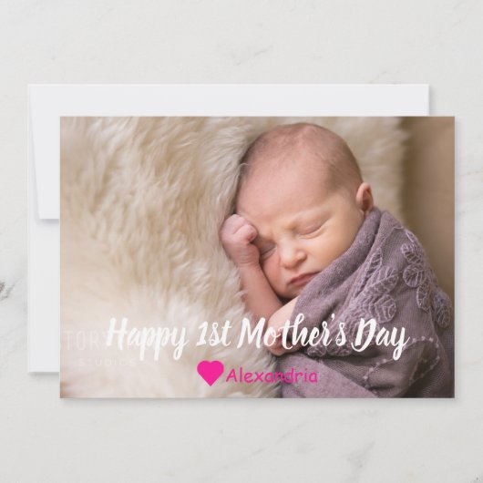 Muttertagskarte Feiertagskarte (Vorderseite)