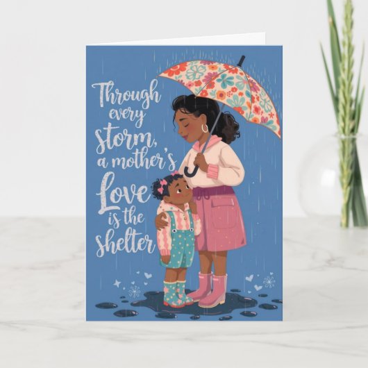 Muttertagskarte Feiertagskarte (Vorderseite)