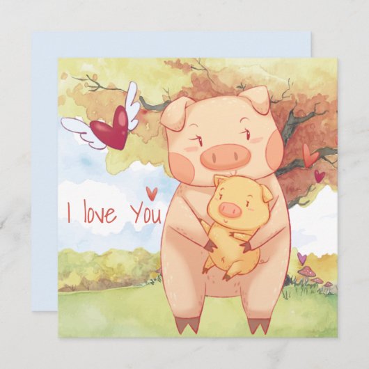 Muttertagskarte Feiertagskarte (Vorne/Hinten)