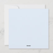 Muttertagskarte Feiertagskarte (Rückseite)