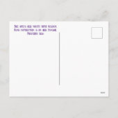 Muttertagskarte Feiertagspostkarte (Rückseite)