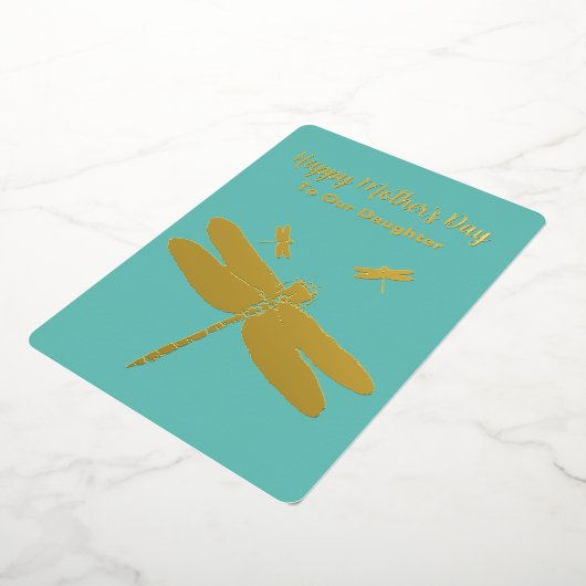 Muttertagskarte Folien Feiertagskarte (Gedreht)