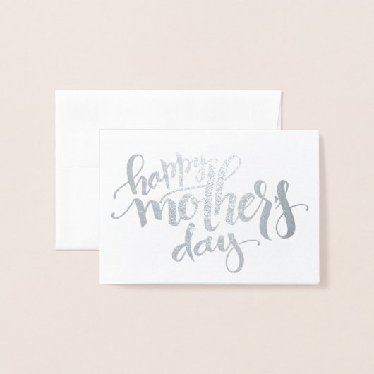 Muttertagskarte Folienkarte (Vorderseite mit Umschlag)