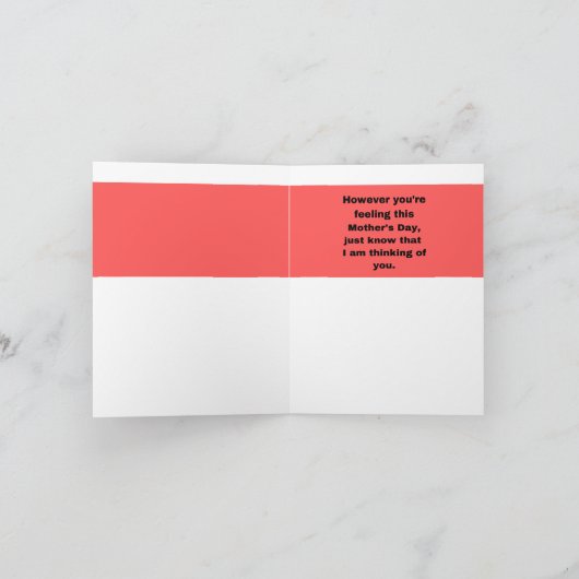 Muttertagskarte - Freund Karte (Innenseite)