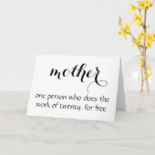 Muttertagskarte - Funny Karte (Gelbe Blume)