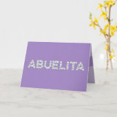 Muttertagskarte für Abuelita Karte (Gelbe Blume)