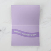 Muttertagskarte für Bába Karte (Innenseite)