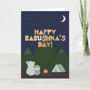 Muttertagskarte für Babushka Karte