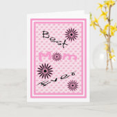 Muttertagskarte für beste Mama Karte (Gelbe Blume)
