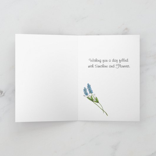 Muttertagskarte für Blume Karte (Innenseite)