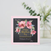 Muttertagskarte für Blume Karte (Stehend Vorderseite)