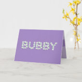 Muttertagskarte für Bubby Karte (Gelbe Blume)