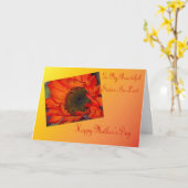 Muttertagskarte für die Schwiegermutter Karte (Gelbe Blume)