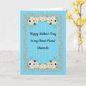 Muttertagskarte für einen Nahen Freund Karte (Gelbe Blume)